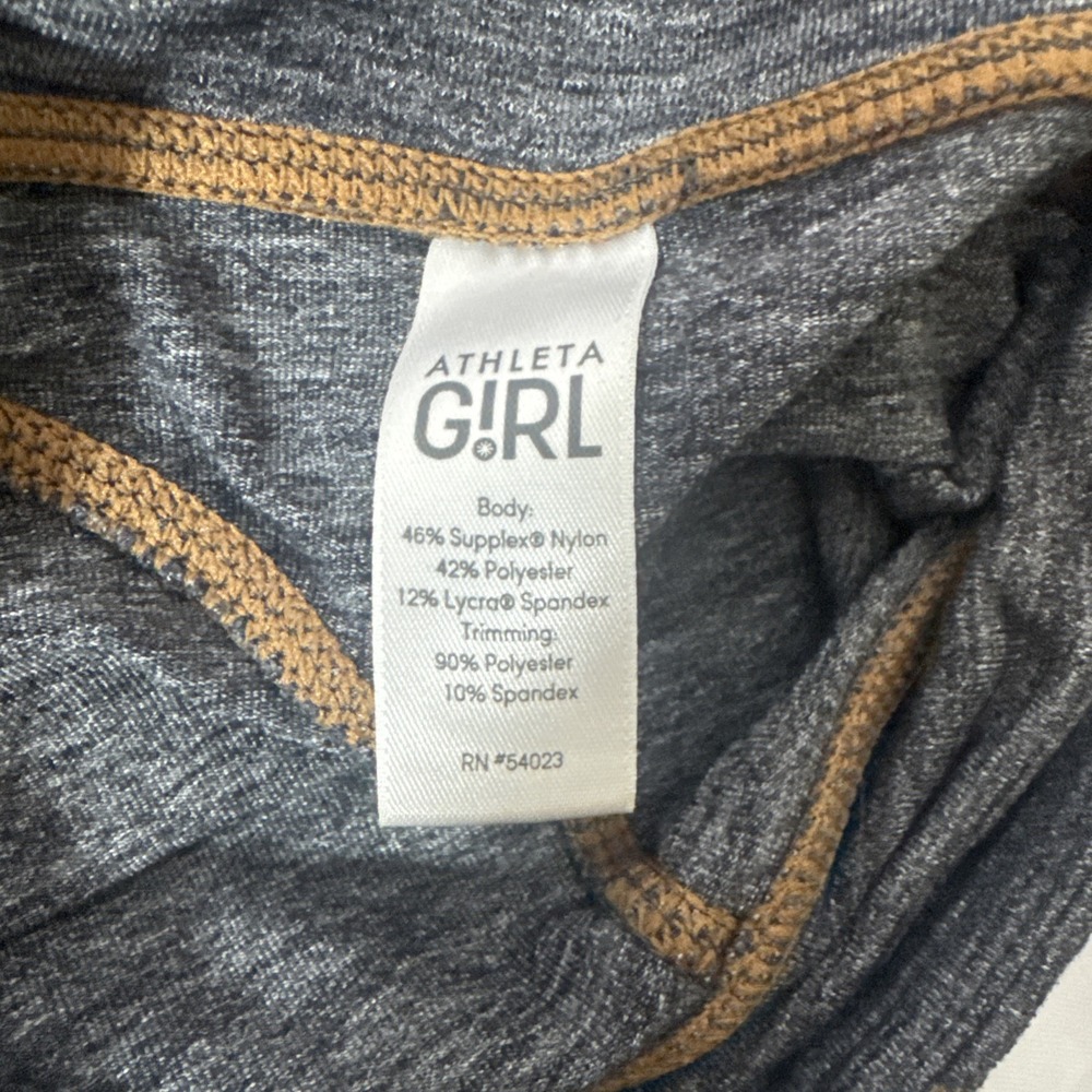 Athleta Girl Capri Leggings With Stretch Lattice Pattern Girls Size Large 12 - Picture 5 of 7